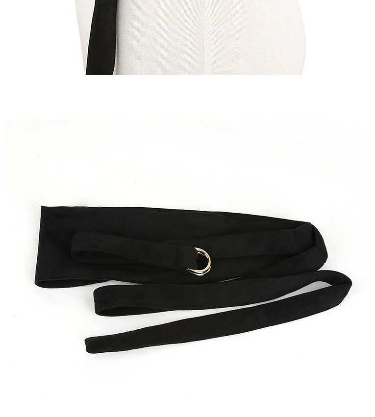 Fashion Black Velvet Cloth Widened Belt,Wide belts