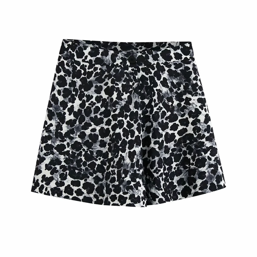Fashion Animal Pattern Animal Print Short Skirt,Shorts