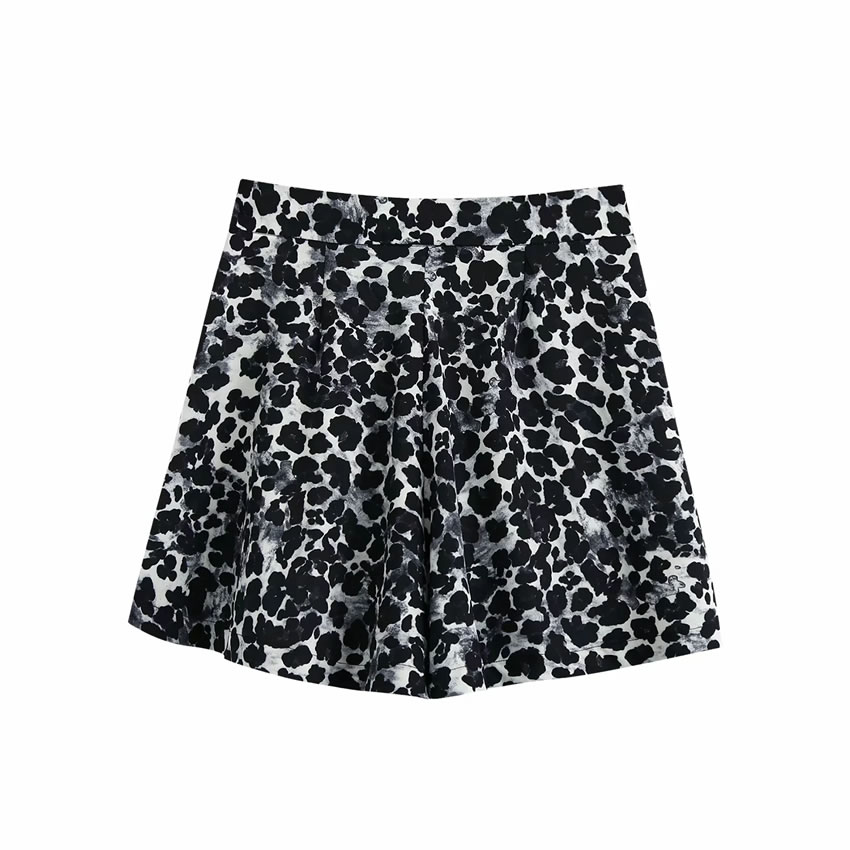 Fashion Animal Pattern Animal Print Short Skirt,Shorts