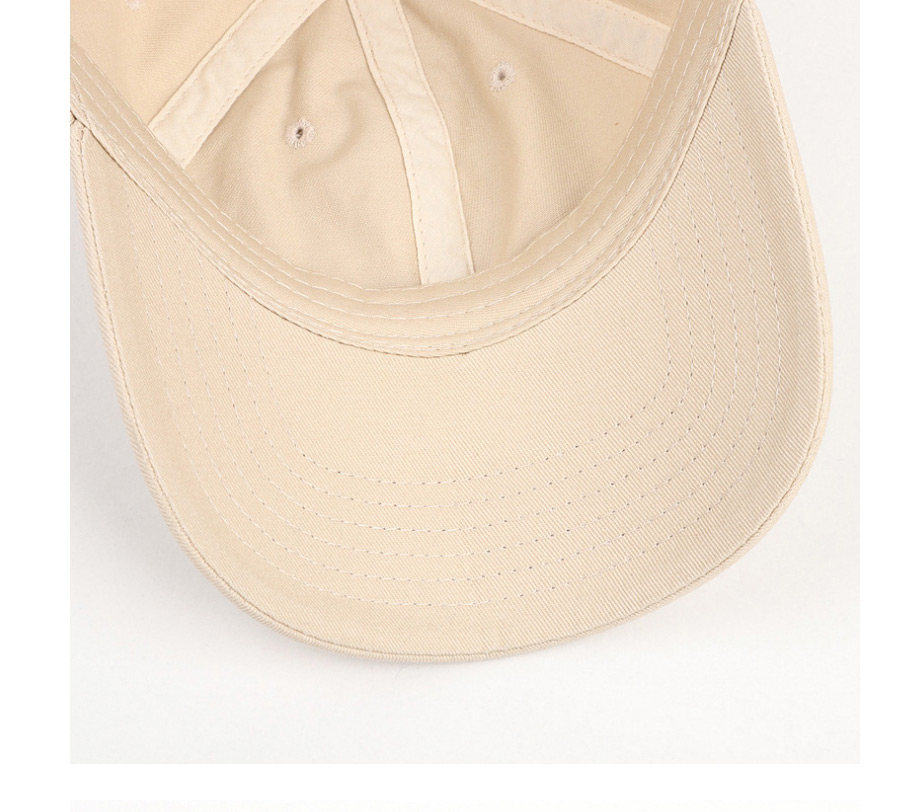 Fashion Off-white Distressed Washed Cotton Solid Color Cap,Baseball Caps