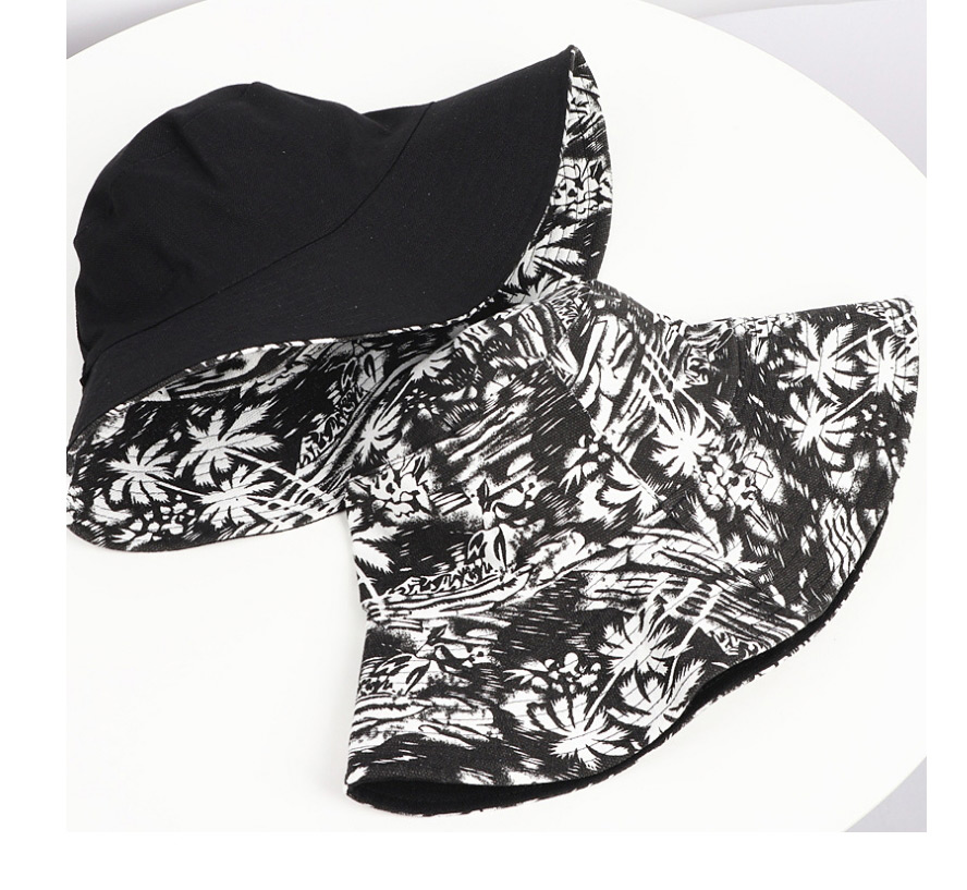 Fashion Black Double-sided Foldable Sunshade Fisherman Hat,Sun Hats