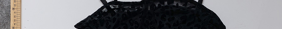 Fashion Black Lace And Leopard Mesh Sling Bodysuit,Bikini Sets