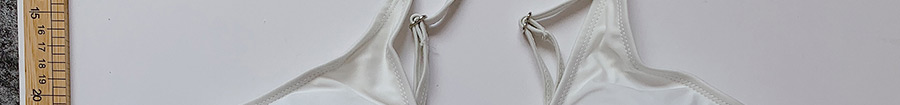 Fashion White Knotted Sling Split Swimsuit,Bikini Sets
