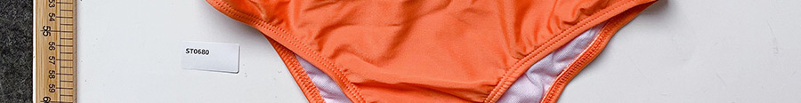 Fashion Orange Knotted Vest Split Swimsuit,Bikini Sets