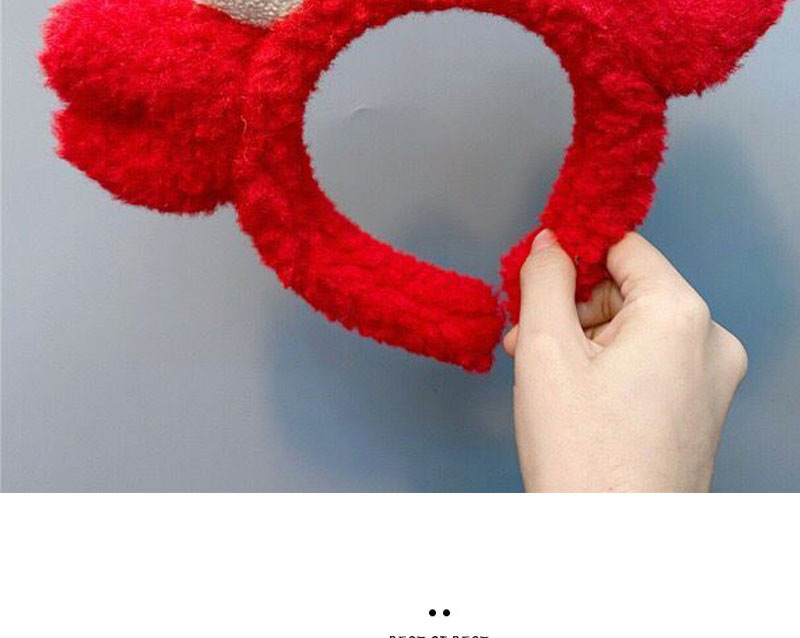 Fashion Red Crab Lamb Hair Hoop,Head Band