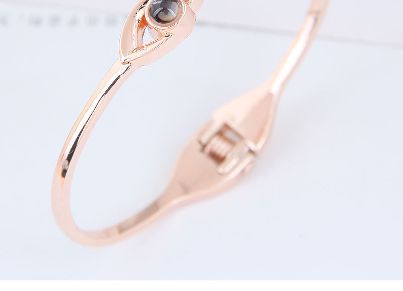 Fashion Silver Color Eye Diamond Open Alloy Bracelet,Fashion Bangles