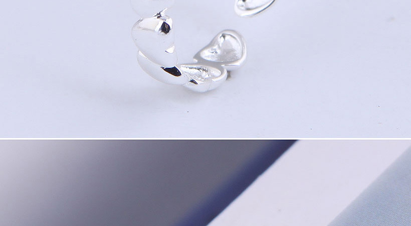 Fashion Silver Color Heart Alloy Open Ring,Fashion Rings