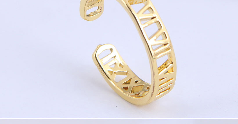 Fashion Silver Color Letter Hollow Alloy Open Ring,Fashion Rings