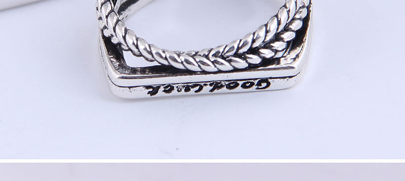 Fashion Silver Color Cross Geometry Alloy Open Ring,Fashion Rings