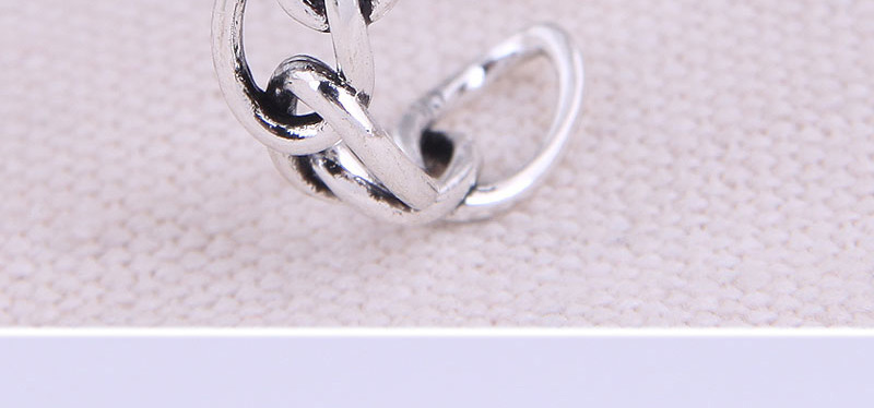 Fashion Silver Thick Chain Hollow Open Ring,Fashion Rings