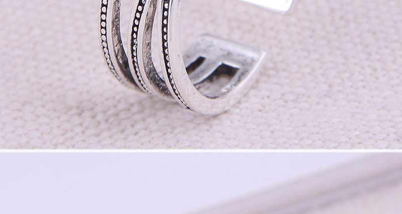 Fashion Silver Immediately Rich Cross Hollow Alloy Open Ring,Fashion Rings