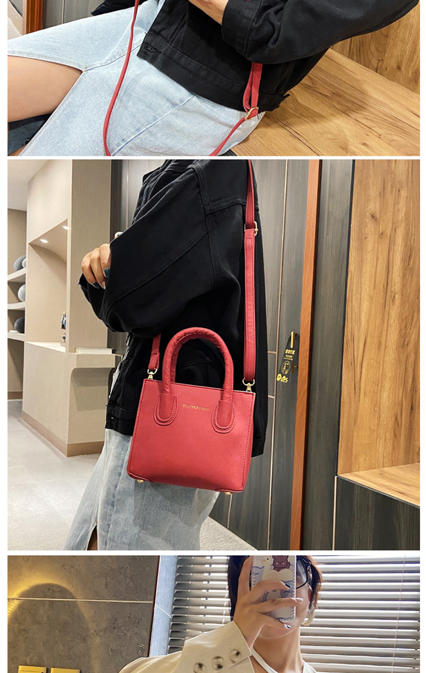 Fashion Brown Single Shoulder Messenger Bag With Stamped Letters,Shoulder bags