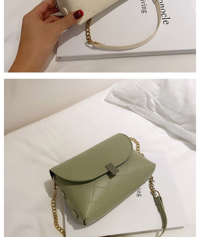 Fashion Green Flap Diamond Chain Shoulder Messenger Bag,Shoulder bags