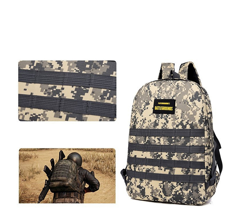 Fashion Armygreen Camouflage Printed Letter Logo Nylon Backpack,Backpack