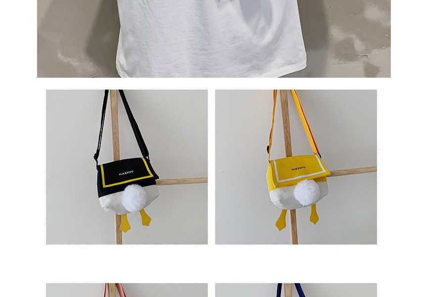 Fashion Pink Canvas Duck Butt Stitching One-shoulder Messenger Bag,Shoulder bags