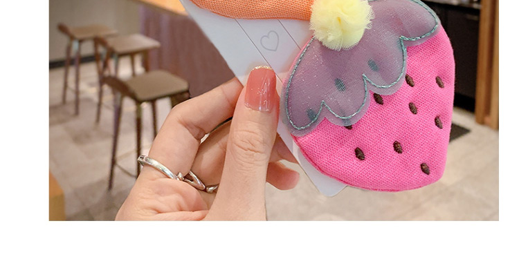 Fashion Little Fox Fabric Alloy Fruit Animal Hairpin For Children,Kids Accessories