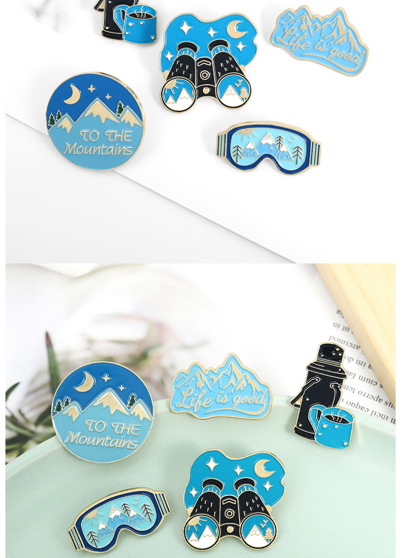 Fashion Swimming Goggles Telescope Mountain Hot Water Bottle Clothes Brooch,Korean Brooches