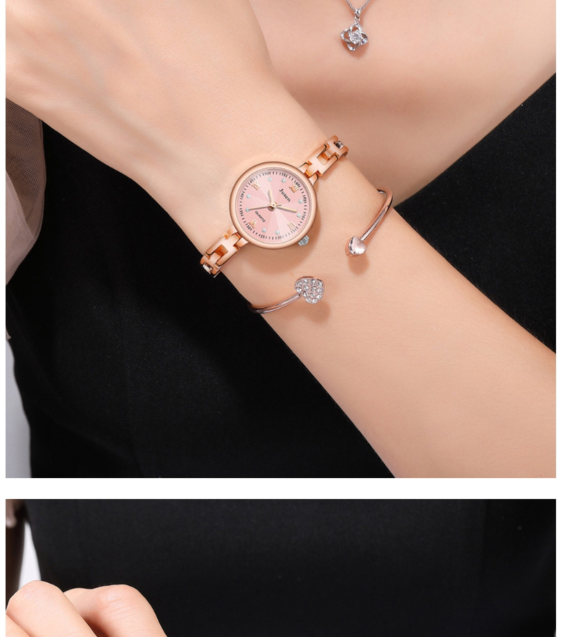 Fashion Silver With Black Face Small Dial Thin Strap Water Diamond British Bracelet Watch,Ladies Watches