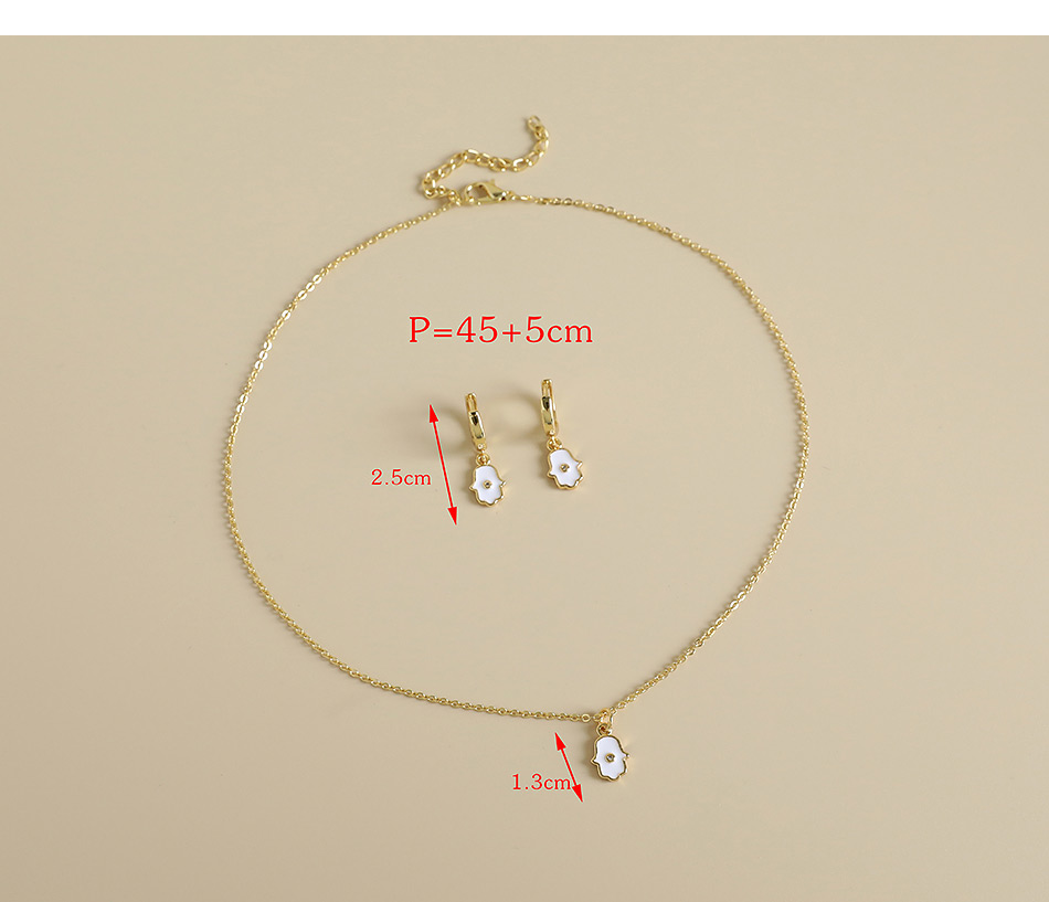 Fashion Gold Color Copper Palm Necklace,Necklaces