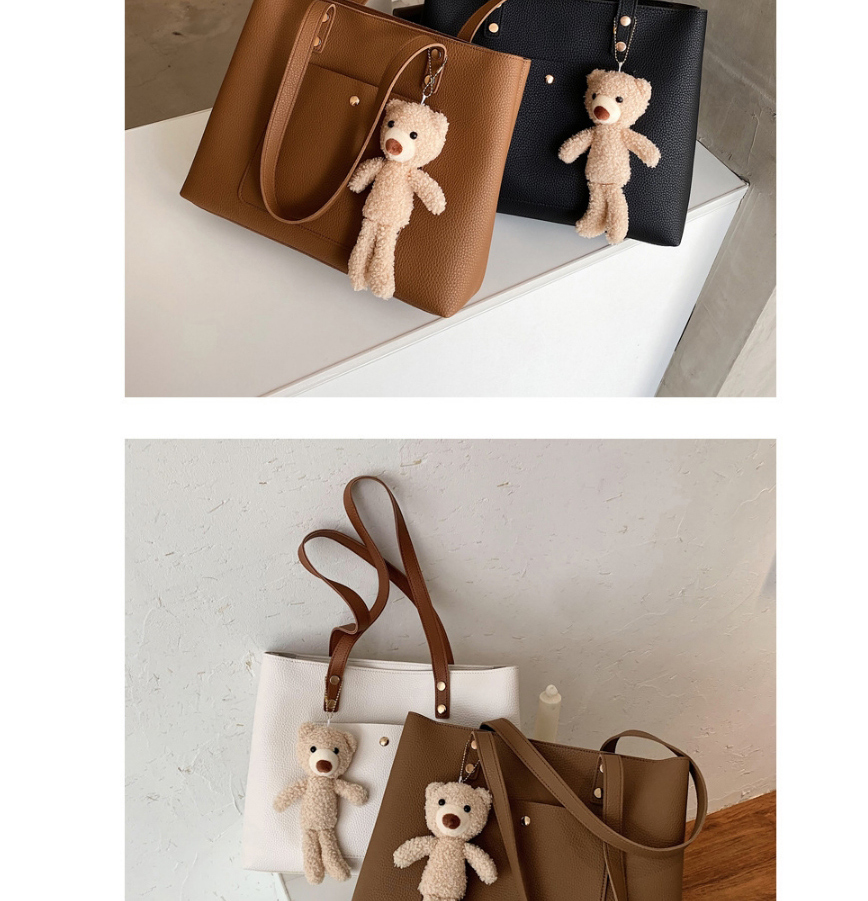 Fashion Khaki Stitching Solid Color Large Capacity Single-shoulder Mother And Daughter,Messenger bags