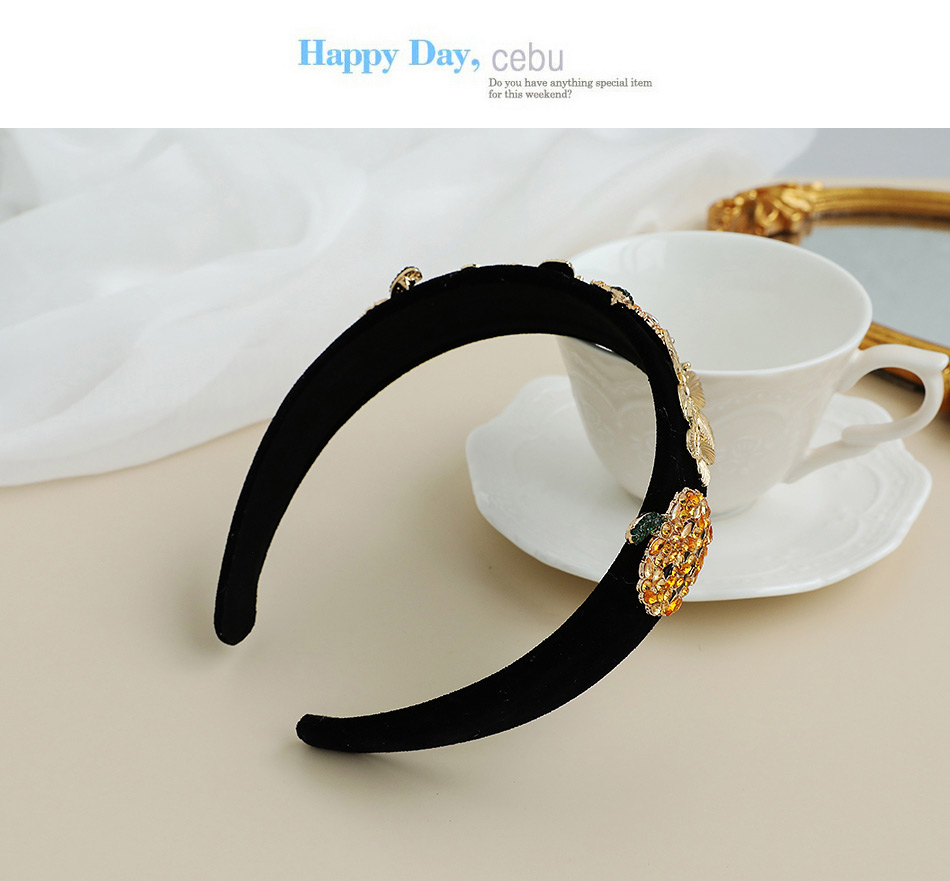 Fashion Gold Color Fabric Alloy Pearl Butterfly Headband,Head Band