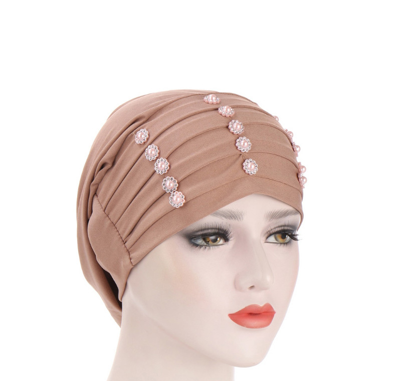Fashion Mint Green Crystal Linen Discount Order Flower Head Scarf Hat,Beanies&Others