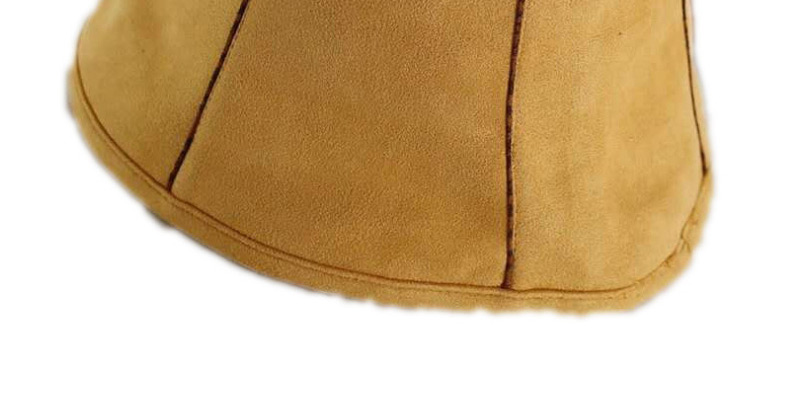 Fashion Camel Stitched Solid Color Fisherman Hat,Sun Hats