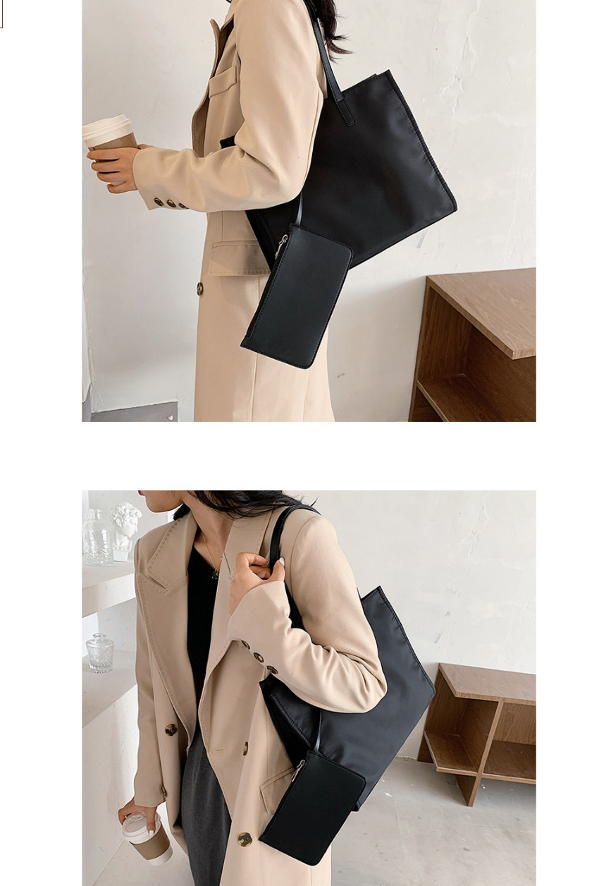 Fashion Black Large-capacity Nylon Shoulder Bag,Messenger bags