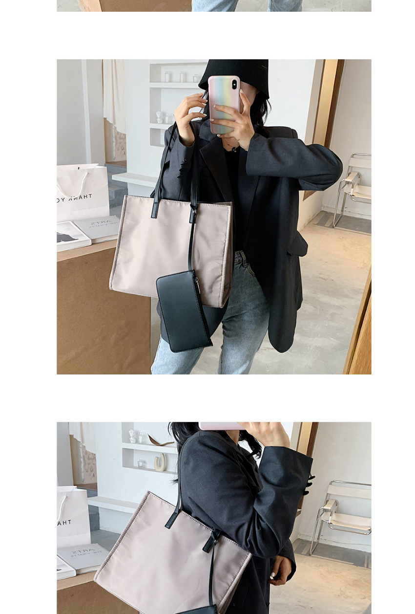 Fashion Black Large-capacity Nylon Shoulder Bag,Messenger bags