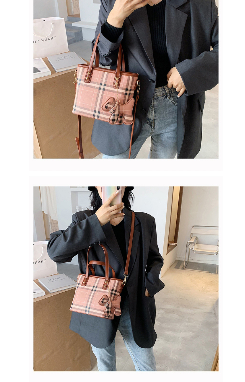 Fashion Black Check Color Large Capacity Crossbody Shoulder Bag,Messenger bags