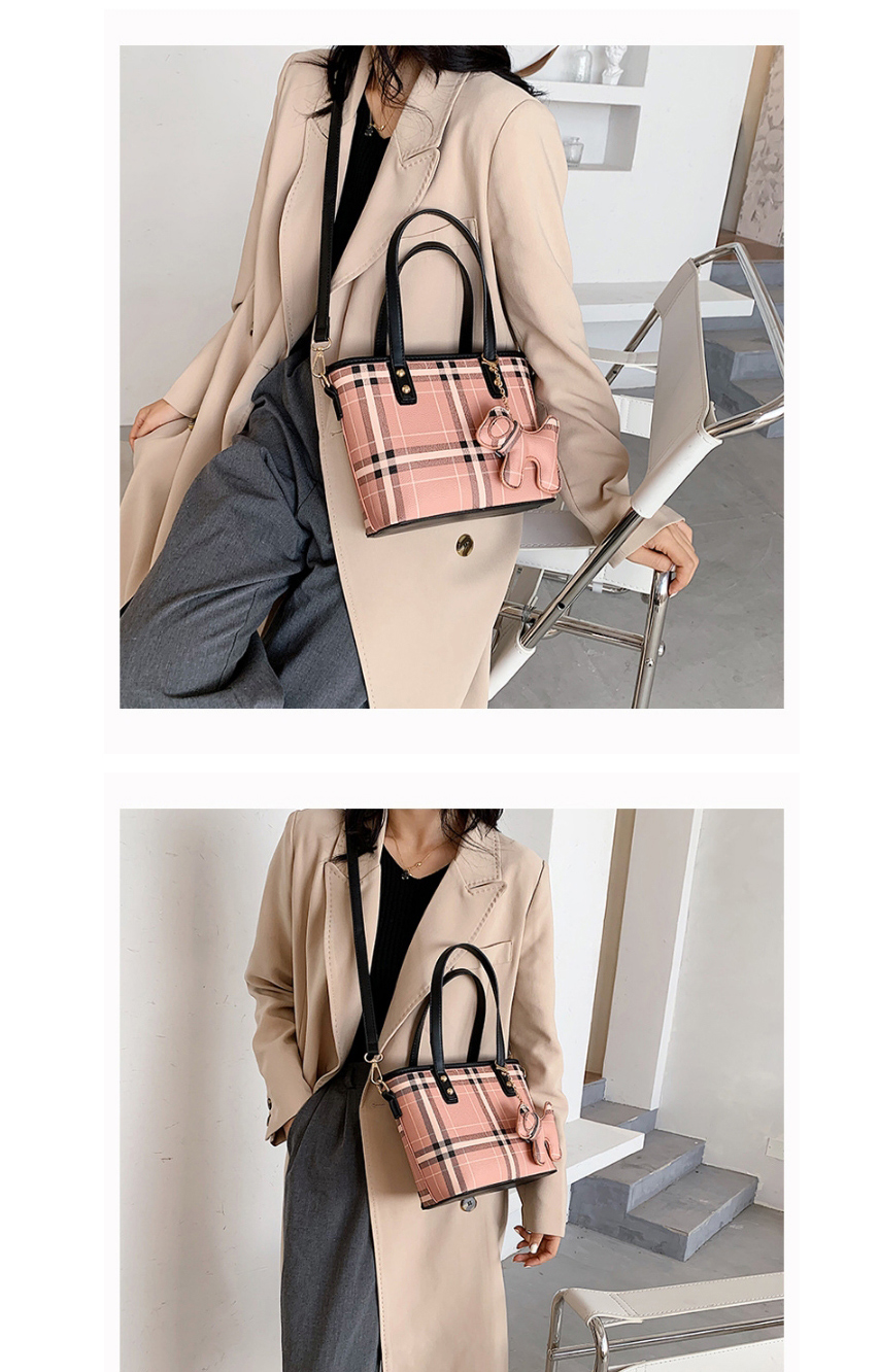 Fashion Black Check Color Large Capacity Crossbody Shoulder Bag,Messenger bags