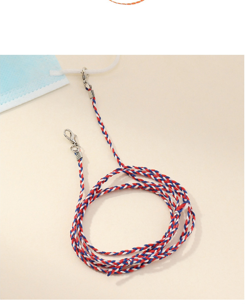 Fashion Red And Blue Braided Rope Anti-skid Glasses Chain,Sunglasses Chain