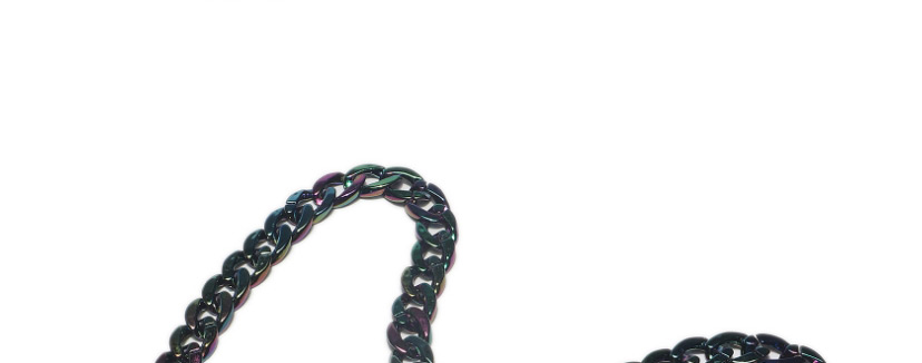 Fashion Black Color Acrylic Thick Chain Hollow Glasses Chain,Sunglasses Chain