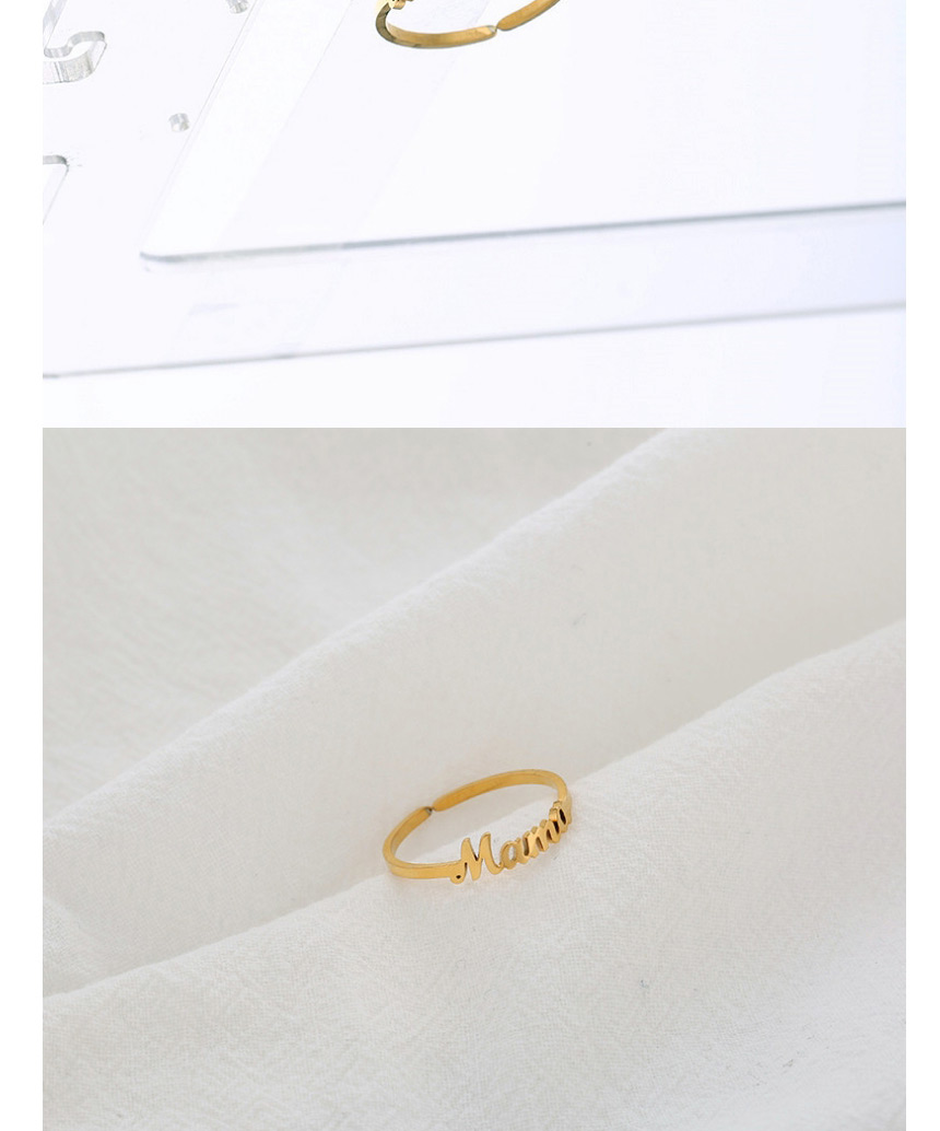 Fashion Bracelet-steel Color Stainless Steel Letter Hollow Necklace Ring Bracelet,Bracelets