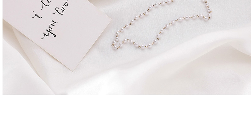 Fashion White Pearl Beaded Extension Chain,Body Chain