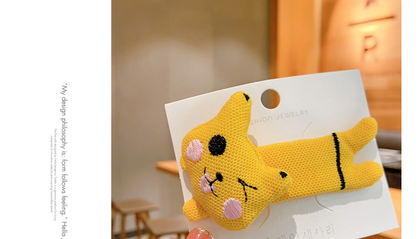 Fashion Brown Fawn Fabric Alloy Animal Hairpin For Children,Kids Accessories