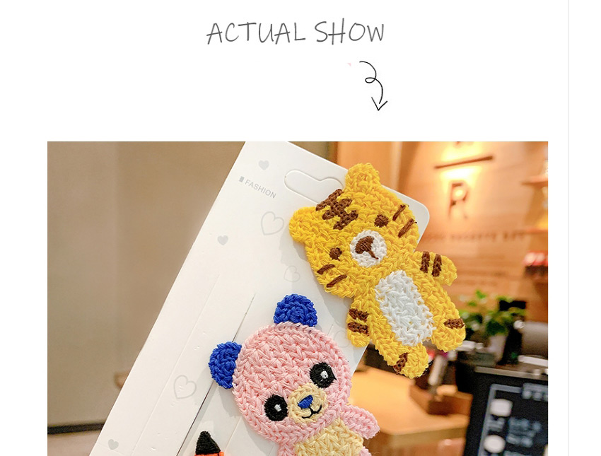Fashion Calf Animal Knitted Color Alloy Childrens Hairpin,Kids Accessories