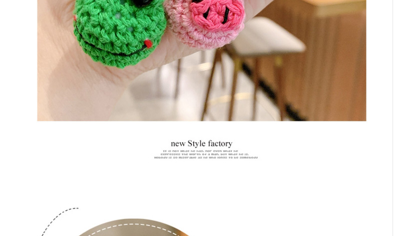 Fashion Little Frog Woolen Animal Knitted Childrens Hair Rope,Kids Accessories