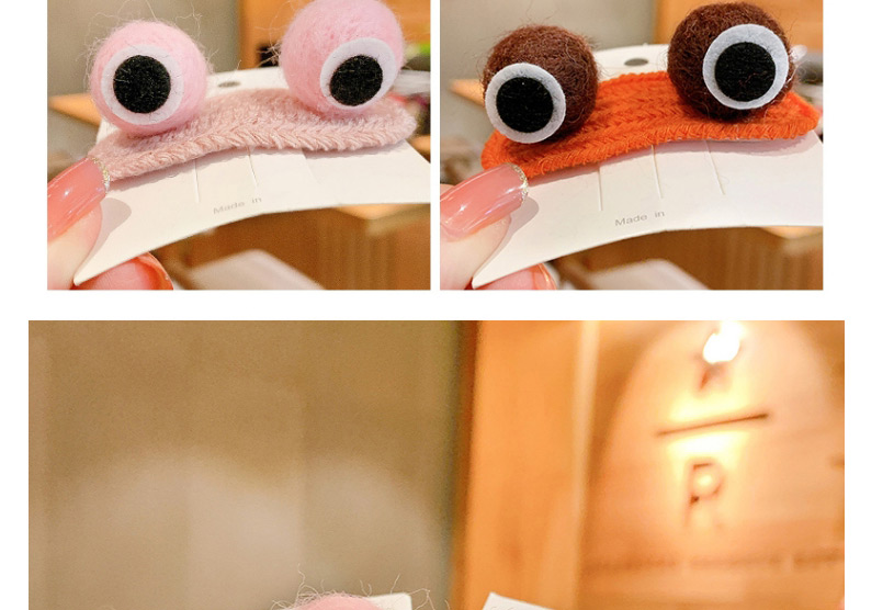 Fashion Orange Frog Little Frog Eyes Alloy Fabric Children Hairpin,Kids Accessories
