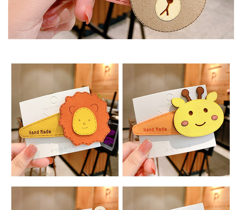 Fashion Bear Frosted Animal Fruit Alloy Childrens Hairpin,Kids Accessories