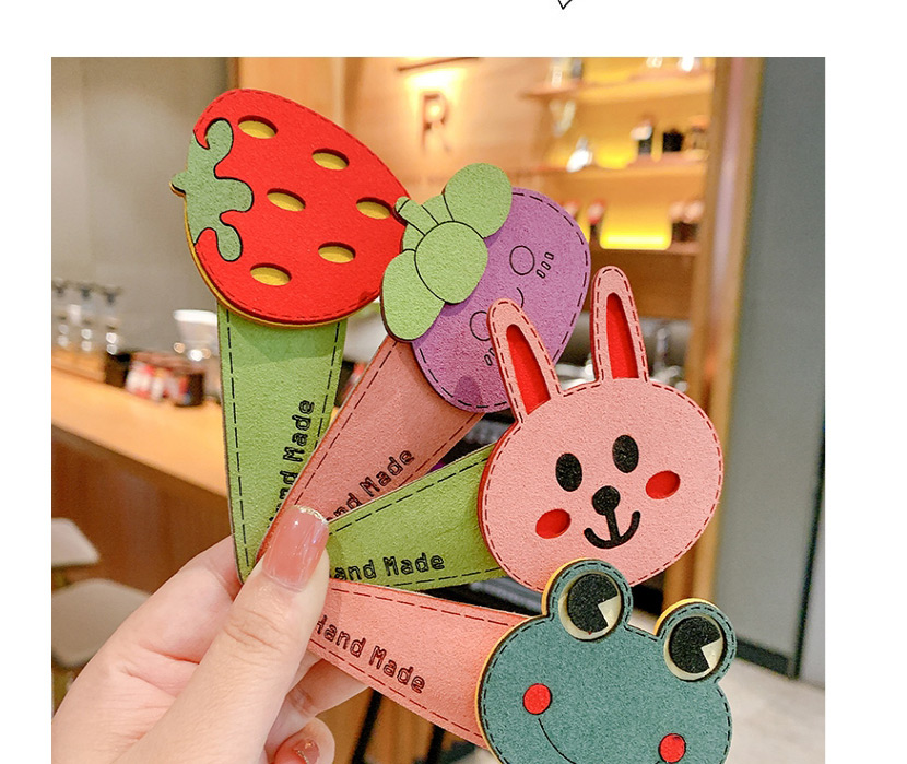 Fashion Mangosteen Frosted Animal Fruit Alloy Children Hairpin,Kids Accessories