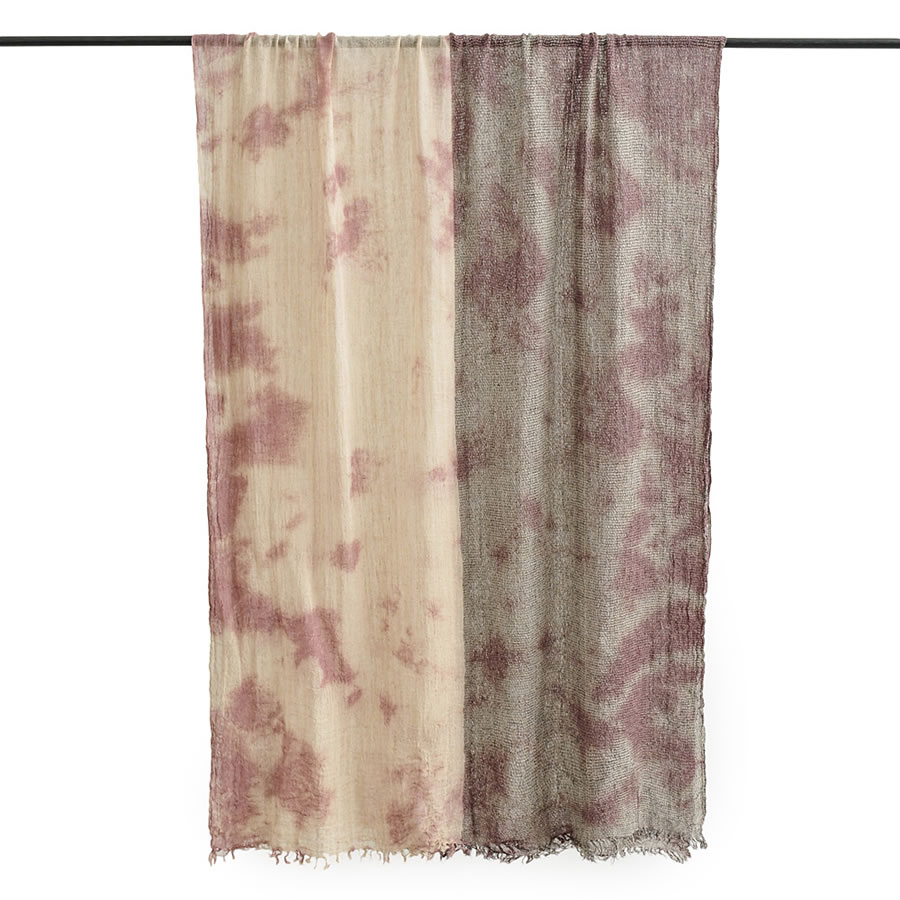 Fashion Pink Printed Dirty Dyed Cotton And Linen Scarf Shawl,Thin Scaves