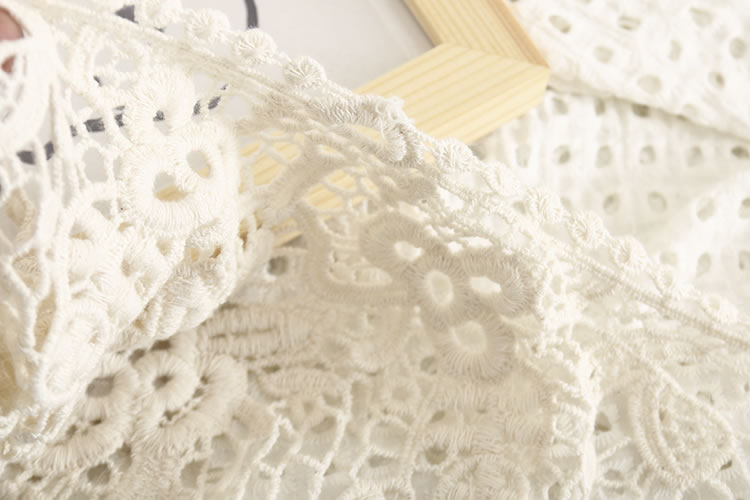 Fashion Ginger Solid Color Lace Cutout Shawl Scarf,Thin Scaves