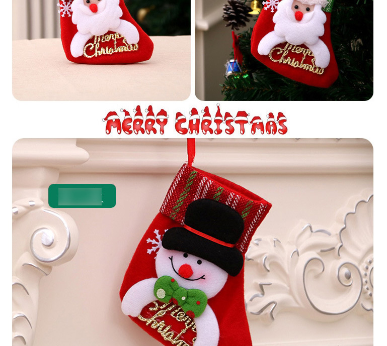 Fashion Bear Christmas Santa Claus Elk Children Gift Bag,Festival & Party Supplies