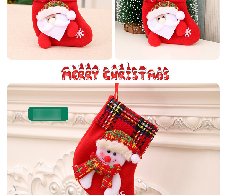 Fashion Snowman Christmas Christmas Stockings Elderly Elk Children Gift Bag,Festival & Party Supplies