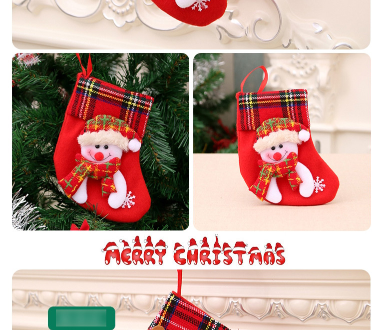 Fashion Bear Christmas Christmas Stocking Elder Elk Children Gift Bag,Festival & Party Supplies