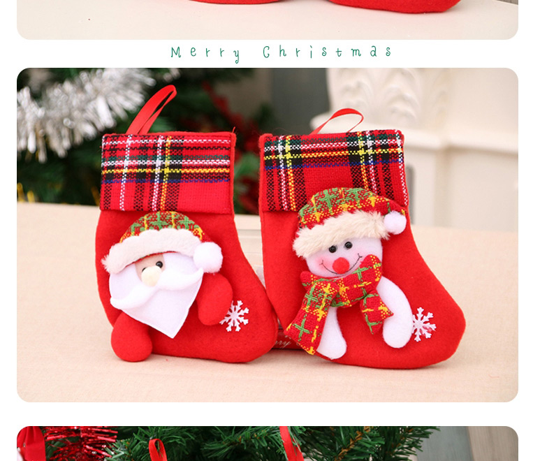 Fashion Bear Christmas Christmas Stocking Elder Elk Children Gift Bag,Festival & Party Supplies