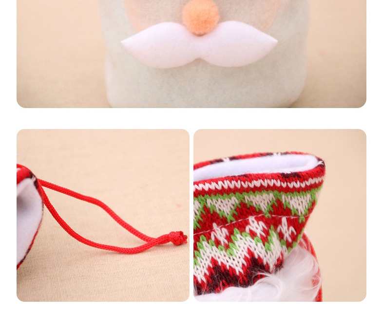 Fashion Deer Christmas Santa Plush Closing Gift Bag,Festival & Party Supplies