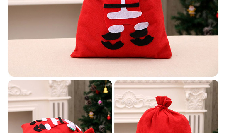 Fashion Large 40*60cm (random Pattern) Santa Backpack Non-woven Fabric Handmade Applique Gift Bag,Festival & Party Supplies
