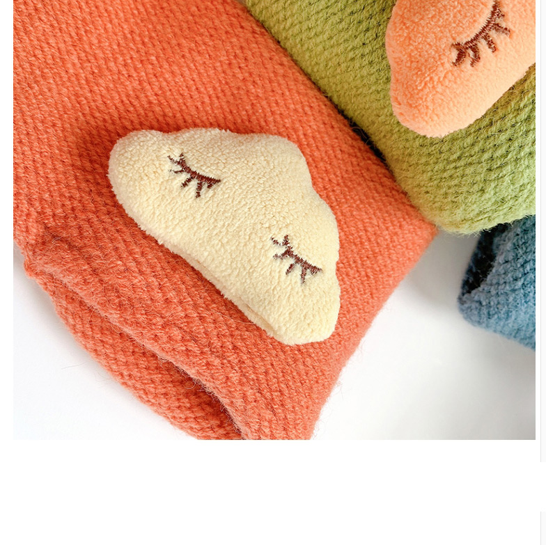 Fashion Little Feet Bib [haze Blue] Yunduo Little Feet Knitted Children Scarf,knitting Wool Scaves